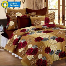 Deals, Discounts & Offers on Home Appliances - Story @ Home Cotton Floral Double Bedsheet