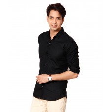 Deals, Discounts & Offers on Men Clothing - 9h Black Casual Shirt offer