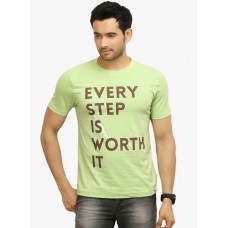 Deals, Discounts & Offers on Men Clothing - Flat 70% off on Printed Round Neck T-Shirt