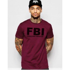 Deals, Discounts & Offers on Men Clothing - Young Trendz Printed Men's Round Neck Maroon T-Shirt