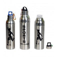 Deals, Discounts & Offers on Home & Kitchen - Dynore Stainless Steel Insulated Hot and Cold Water Bottle - Set of 3