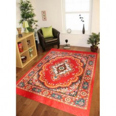 Deals, Discounts & Offers on Home Decor & Festive Needs - Polyester Traditional Design Jute Filled Quilted Carpet at 70% OFF