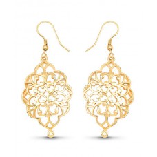 Deals, Discounts & Offers on Earings and Necklace - Gold Plated Brass Filigree Earrings