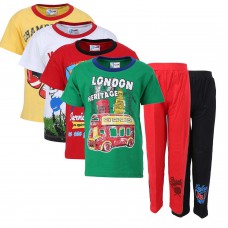 Deals, Discounts & Offers on Men - COMBO OF 4 T-SHIRT & 2 TRACK PANT PK 6