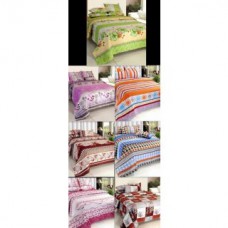 Deals, Discounts & Offers on Home Decor & Festive Needs - K Decor Set of 7 Double Bed Sheet With 14 Pillow Covers