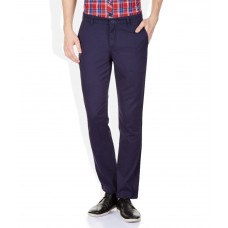 Deals, Discounts & Offers on Men Clothing - John Players Navy Regular Fit Trousers