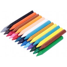 Deals, Discounts & Offers on Stationery - Flat 15% off on Faber Castell Triangular Shaped Wax Crayons  