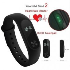 Deals, Discounts & Offers on Mobile Accessories - Xiaomi Mi Band 2 Wristband with Smart Heart Rate Monitor