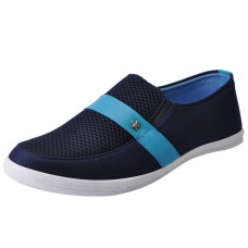 Deals, Discounts & Offers on Foot Wear - FAUSTO Navy Men's Loafers at 50% offer