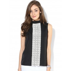 Deals, Discounts & Offers on Women Clothing - Popnetic Black Top at 65% offer