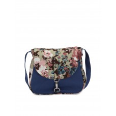 Deals, Discounts & Offers on Women - Vogue Tree Blue Printed Sling Bag at 50% offer