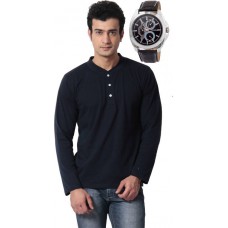 Deals, Discounts & Offers on Men Clothing - Leana T-shirt Men's Combo at 51% offer