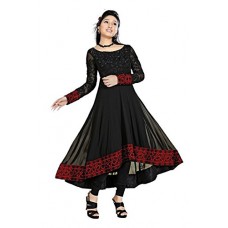 Deals, Discounts & Offers on Women Clothing - 60gmGeorgette Anarkali Style Unstiched Dress Material at 24% offer