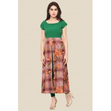 Deals, Discounts & Offers on Women Clothing - Ahalyaa Floral Print Kurta at 50% offer