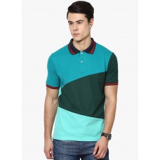 Deals, Discounts & Offers on Men Clothing - Yepme Green Solid Polo T-Shirt at 55% offer