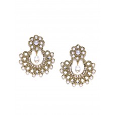 Deals, Discounts & Offers on Earings and Necklace - Zaveri Pearls Drop Earrings at 70% offer