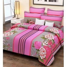 Deals, Discounts & Offers on Accessories - Home Candy Cotton Floral Double Bedsheet at 68% offer