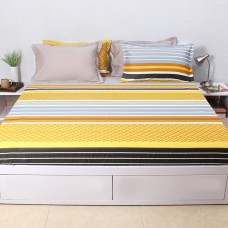 Deals, Discounts & Offers on Furniture - Flat 20% off on The Urban Stripes 100% Cotton Dohar