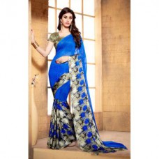 Deals, Discounts & Offers on Women Clothing - Flat 89% off on Triveni  Faux Georgette Saree 