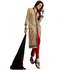 Deals, Discounts & Offers on Women Clothing - Flat 85% off on Looks Lady Semi-Stitched Salwar Suit