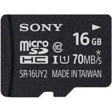 Deals, Discounts & Offers on Mobile Accessories - Sony 16GB MicroSDHC Class 10 70 MB/s Memory Card at 33% offer