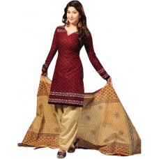 Deals, Discounts & Offers on Women Clothing - Vaamsi Polyester Printed Dress Material at 75% offer
