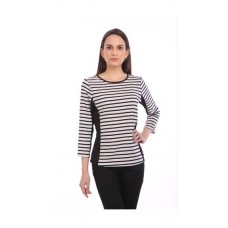 Deals, Discounts & Offers on Women Clothing - Flat 88% off on Legona stripe woman's Top