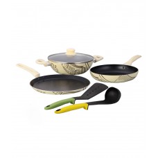 Deals, Discounts & Offers on Home & Kitchen - Flat 65% off on Wonderchef Picasso Cookware Set
