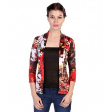 Deals, Discounts & Offers on Women Clothing - Flat 58% off on Hugo Chavez Polyester Blend Shrugs