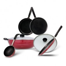 Deals, Discounts & Offers on Cookware - Flat 57% off on Chef Master Non-Stick Cookware Set