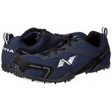 Deals, Discounts & Offers on Foot Wear - Nivia Men's Marathon Mesh PU Blue and Black Running Shoes