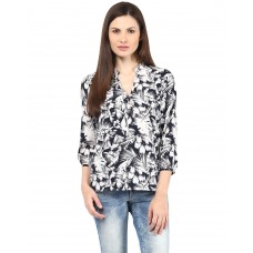 Deals, Discounts & Offers on Women Clothing - Upto 50% off on Harpa Navy Sleeve  Top