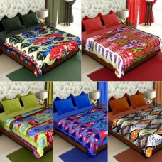 Deals, Discounts & Offers on Home Decor & Festive Needs - Flat 82% off on Story @ Home Double Bed Blanket - Set Of 5