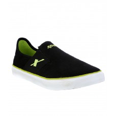 Deals, Discounts & Offers on Foot Wear - Flat 18% off on Sparx Black Canvas Shoes