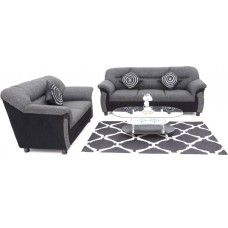 Deals, Discounts & Offers on Furniture - Flat 62% off on Furnicity Fabric 3 + 2 Grey Sofa Set