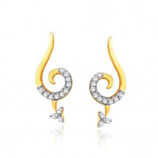 Deals, Discounts & Offers on Earings and Necklace - Asmi ADE00549SI-JK10Y Diamond Earrings at 50% offer