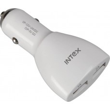 Deals, Discounts & Offers on Accessories - Intex 3.1amp Turbo Car Charger at 10% offer