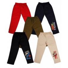 Deals, Discounts & Offers on Kid's Clothing - Provalley Pack of 5 Multi Colors Printed Track Pants at 34% offer