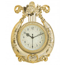 Deals, Discounts & Offers on Home Decor & Festive Needs - Flat 62% off on Wallace Golden Designer Wall Clock