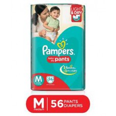 Deals, Discounts & Offers on Baby Care - Flat 20% off on Pampers Pant Style Diapers Light And Dry Medium