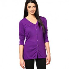 Deals, Discounts & Offers on Women - Flat 40% off on OVIYA Purple Knits Sweater