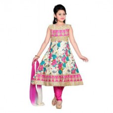 Deals, Discounts & Offers on Women Clothing - Flat 84% off on Mid Age  Party Wear Churidar Suit Set