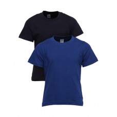Deals, Discounts & Offers on Baby & Kids - Goodway Pack of 2 Royal & Black Color Basic T-Shirts For Kids