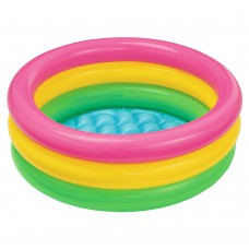 Deals, Discounts & Offers on Gaming - Intex Sunset Glow Baby Pool, Multi Color at Flat 65% Off