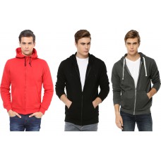 Deals, Discounts & Offers on Men Clothing - Wrab Combo Of 3 Hoodie at 65% off + 30% off + Extra 10% Cashback