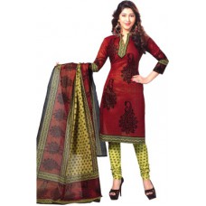 Deals, Discounts & Offers on Women Clothing - Reya Cotton Printed Dress/Top Material