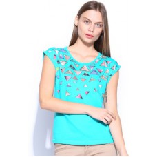 Deals, Discounts & Offers on Women Clothing - Wrangler Printed Women's Round Neck T-Shirt