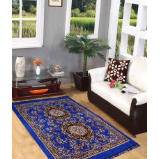 Deals, Discounts & Offers on Home Decor & Festive Needs - Flat 76% offer on Iws Blue Traditional Rug