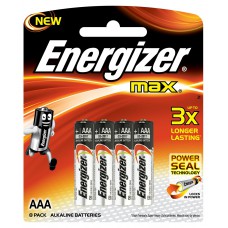 Deals, Discounts & Offers on Accessories - Energizer MAX Alkaline Battery E92BP8 AAA Value Pack - Total 8 AAA Batteries