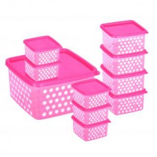 Deals, Discounts & Offers on Storage - Flat 63% Off on Joyo Fresia Container 10 Pcs Set